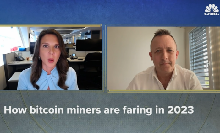 CNBC – Andy Long, CEO of White Rock Management, discusses the outlook for bitcoin miners after 2022′s meltdown